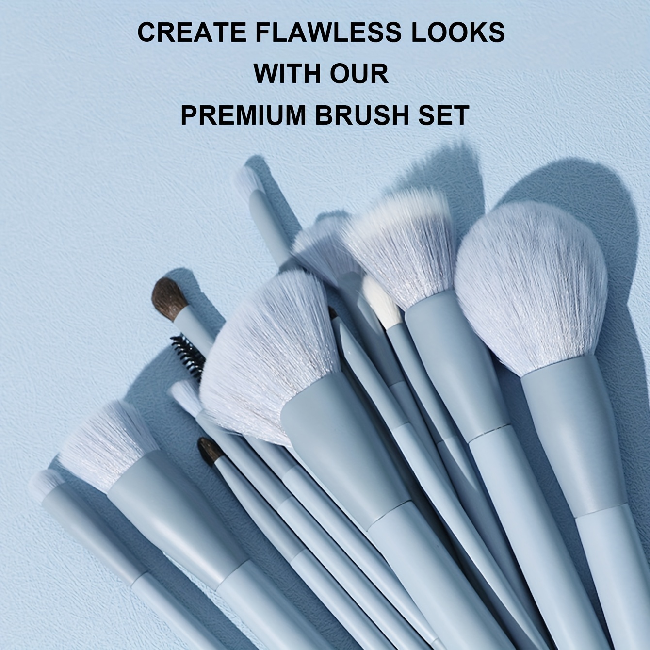 Rose Princess 25pcs Makeup Brush Set –   13 Professional Makeup Brushes + 9 Triangular Powder   + 3 Finger  , Makeup Brush Set, Professional Makeup Tools, Triangular Powder  , Finger  , Travel Makeup Set, Luxury Brush Set, Beginner Makeup Brushes, Affordable Beauty Tools, Vegan Makeup Brushes,   Set