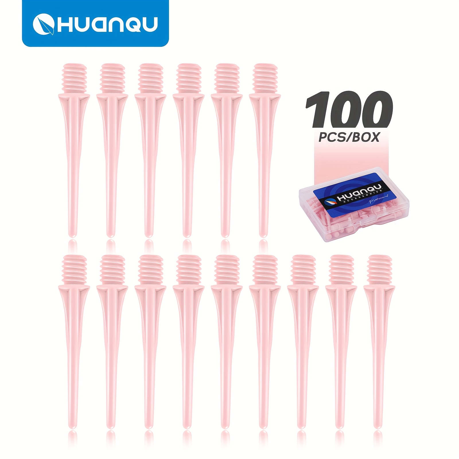 Replacement 2BA Dart Tips Secure Fit 100pcs for Soft Tip Darts Game Accessories
