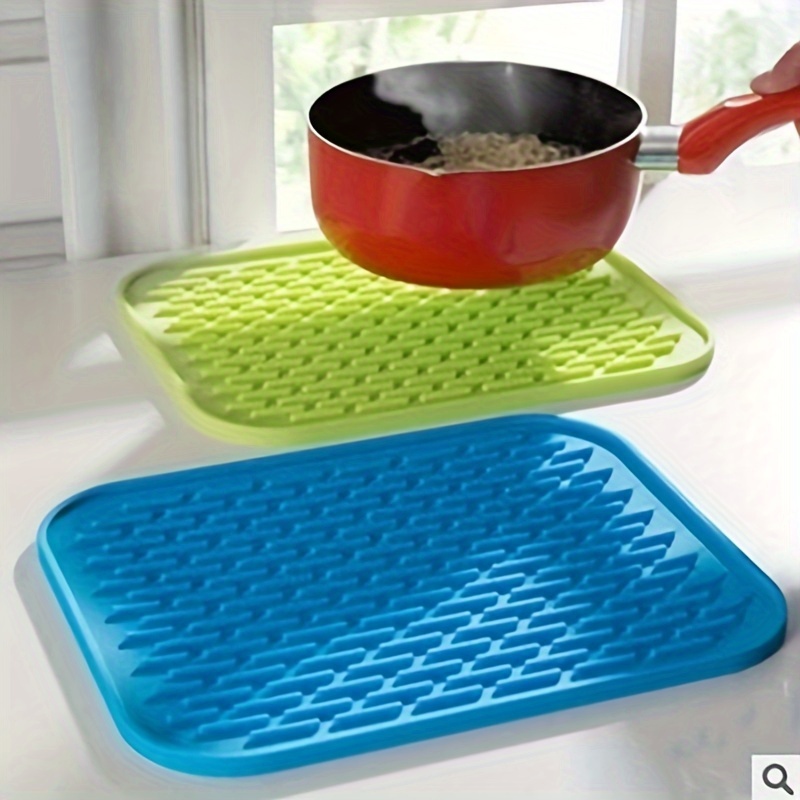 

Multifunctional And Silicone Round Non-slip Heat-resistant Mat, Coaster Mat, Placemat, Pot Mat, Table Mat