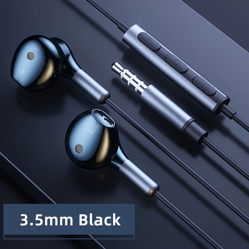 Voice Call With Hd Microphone 3.5mm Jack Hifi Hd Noise Cancelling Microphone For Men And Women Gift 3.5mm Audio Jack For Smartphones, Desktop Computers Laptops And Other 3.5mm Audio Interface