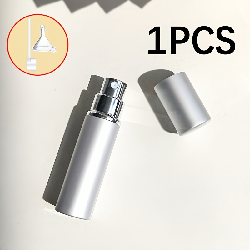 TEMU 1pc, 5ml Mini Travel Perfume Refillable Atomizer, Includes 1 Filling Bottle, 1 Filling Tool, 1 Funnel, Portable Perfume Spray Bottle, Travel