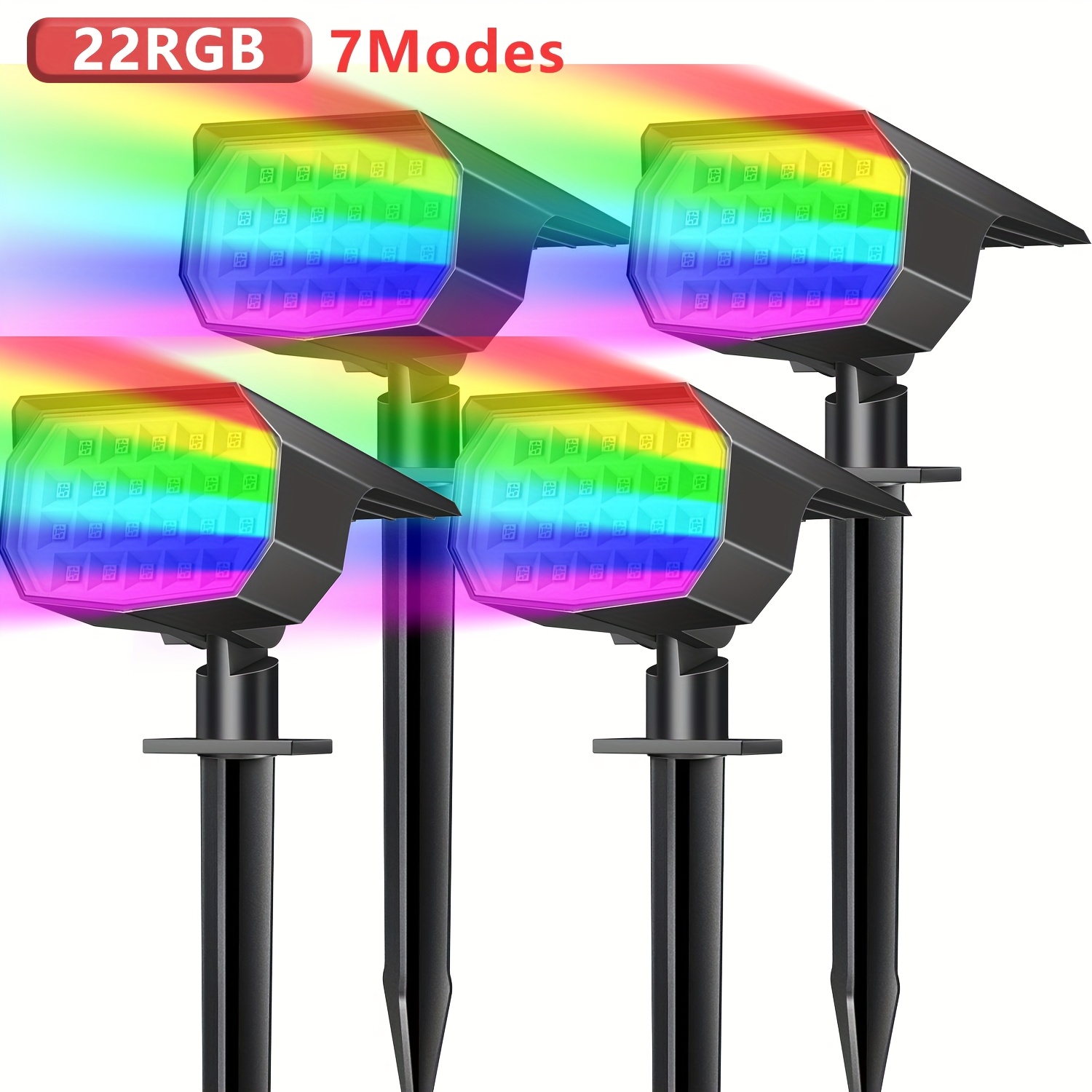 Luce Solare LED Esterno [204LED/3 Modalità] Lampada Solare Da Esterno - Foto 3