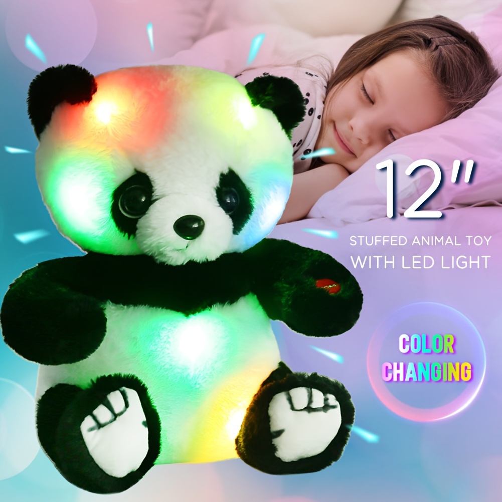 

12 Inch Light Up Stuffed Animals, Cute Bear Plush With Led Light, Toy Gift For Kids Birthday Gift For Boys Girls, Christmas Gifts, Home Decor, Day,