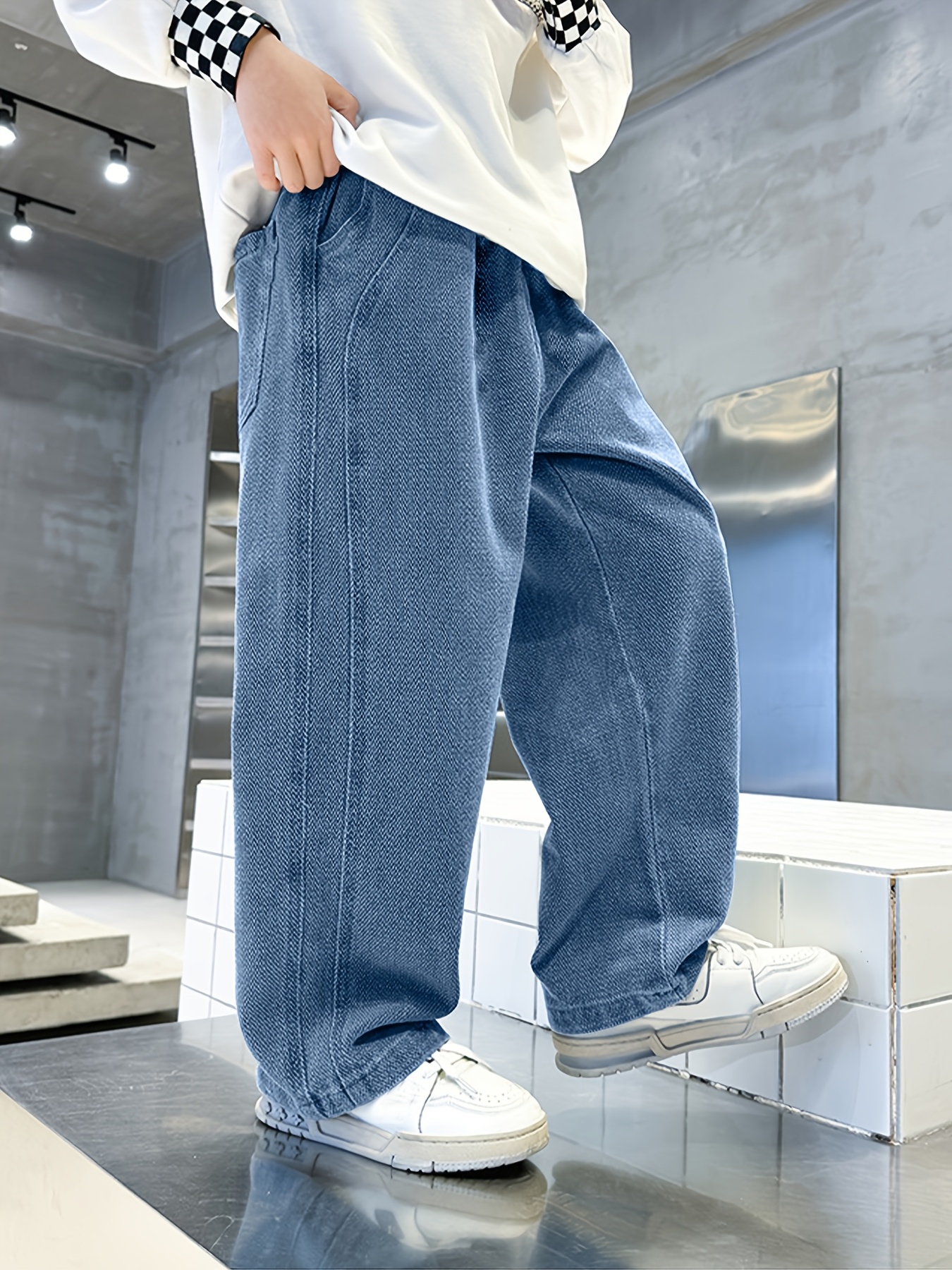 HOT Boys Jeans Sturdy Denim Jeans Boys' Size Large Denim