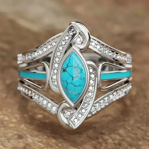 turquoise jewelry for women sold on Temu United States