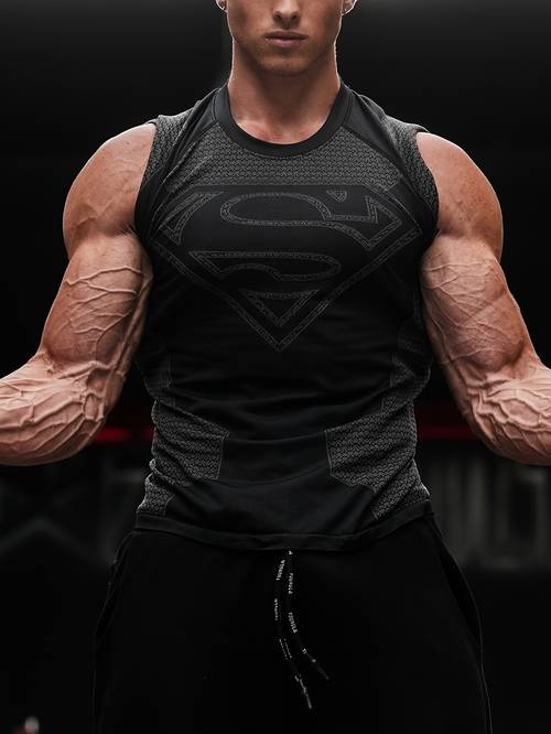 mens geometric print stretch t-shirt - sweat-wicking, breathable fabric para sa running, basketball, at gym, summer casual short sleeve crew neck tee, sports batwing sleeves, fit design, running shirt, lightweight shirt, performance shirt