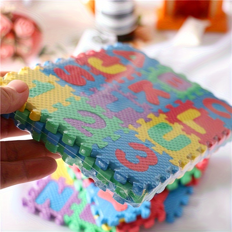 

36pcs Letter Number Small Accessories Assembled Pet Mouse Mini Floor Mat Small Pet Mat