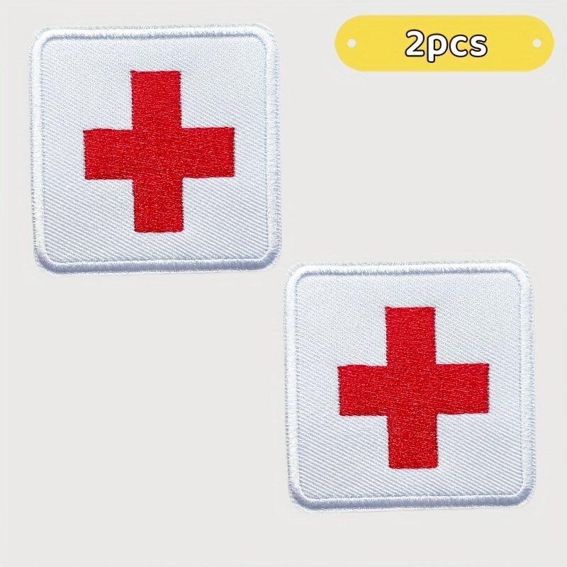 Patches Background And Embroidery For Rescue, Suitable For Ironing Or Sewing Jackets, Vests, Jeans, Or Backpacks As Decorative Elements
