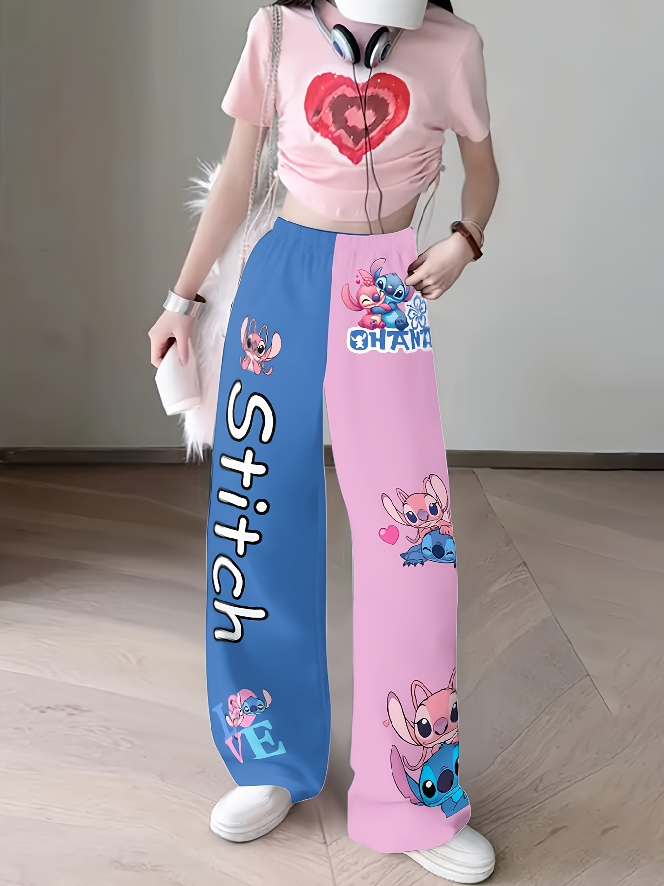 girls' casual pants cool loose straight Temu Oman