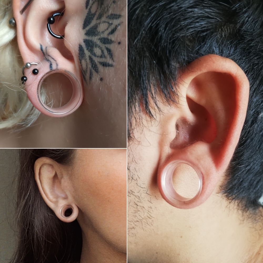 Plug Hole In Ear Earring Plugs Hoop Earrings For Stretched Ears