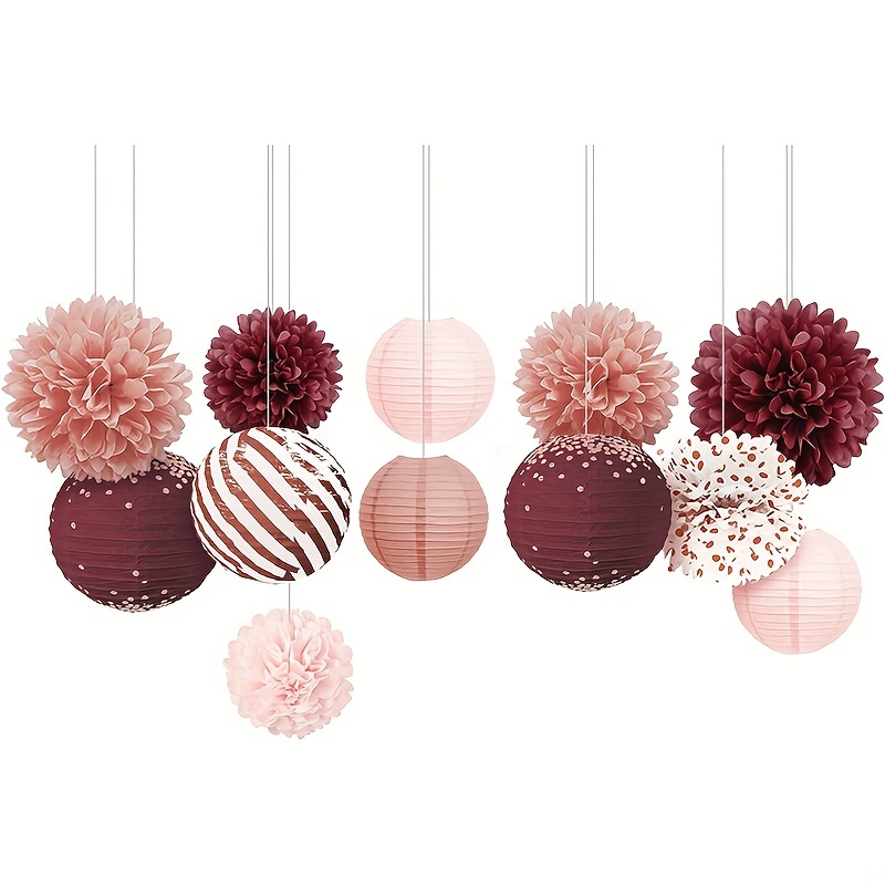 Image of 12pcs Set Of Valentine's Day, Wedding, Single Party, Anniversary Decoration Supplies