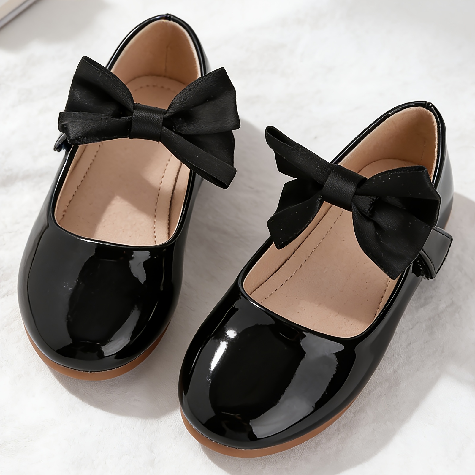 blue dress for baby girl Tip Top Vista Kids Black Matte Round Toe Lace Up Shoes 6T