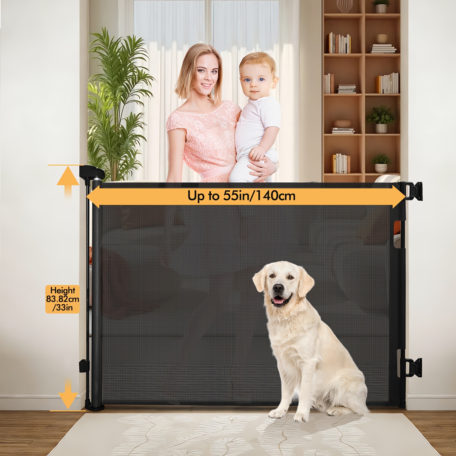 Retractable Gate Mesh Gate