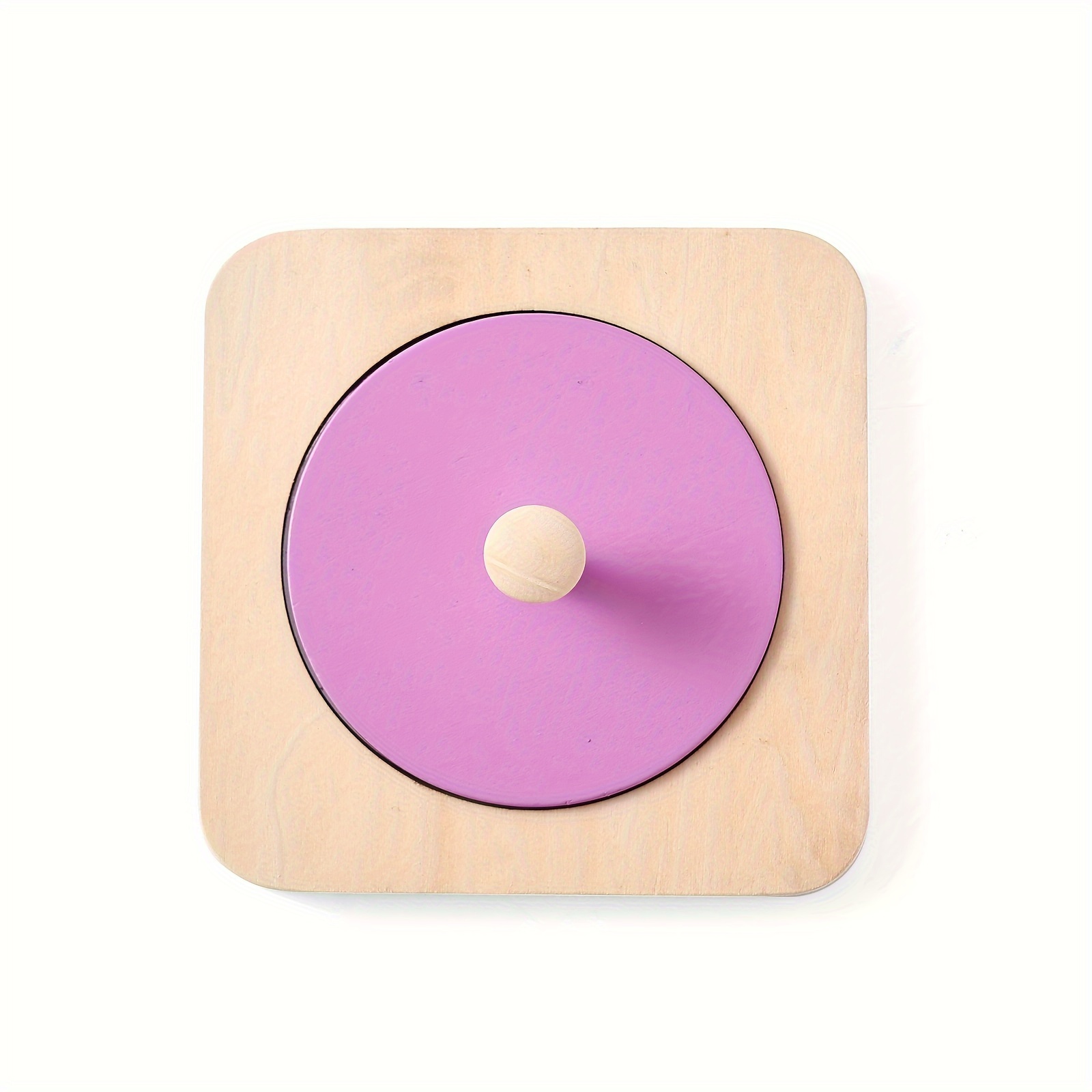 Image of Early Education Puzzle Infant Mirror Puzzle Toy Wooden Toy Christmas Halloween Thanksgiving Birthday Gift