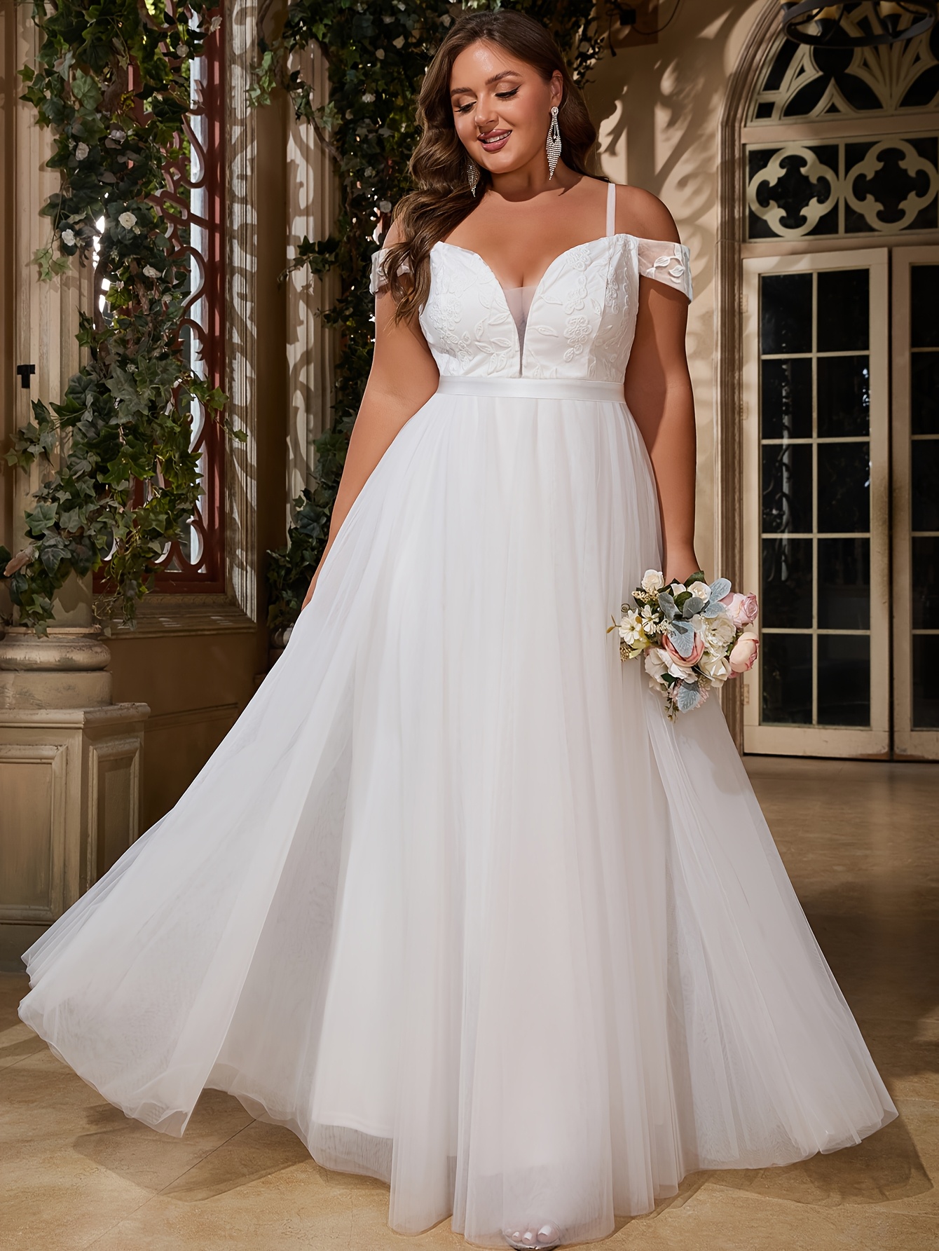 sachin and babi light blue dress Plus-Size Wedding Dresses
