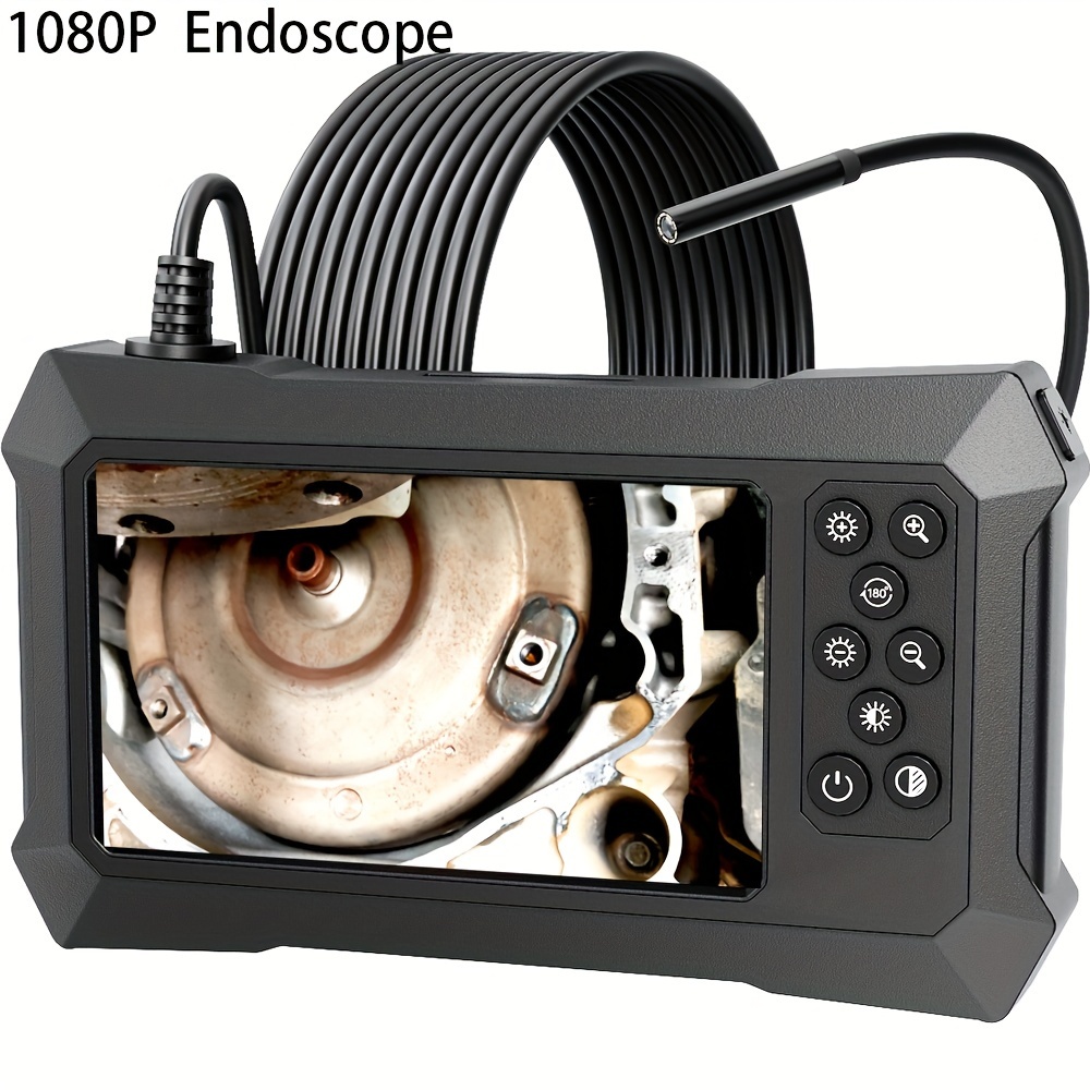 4.3 Inch IPS Industrial Endoscope Camera Three-lens Pipe Car