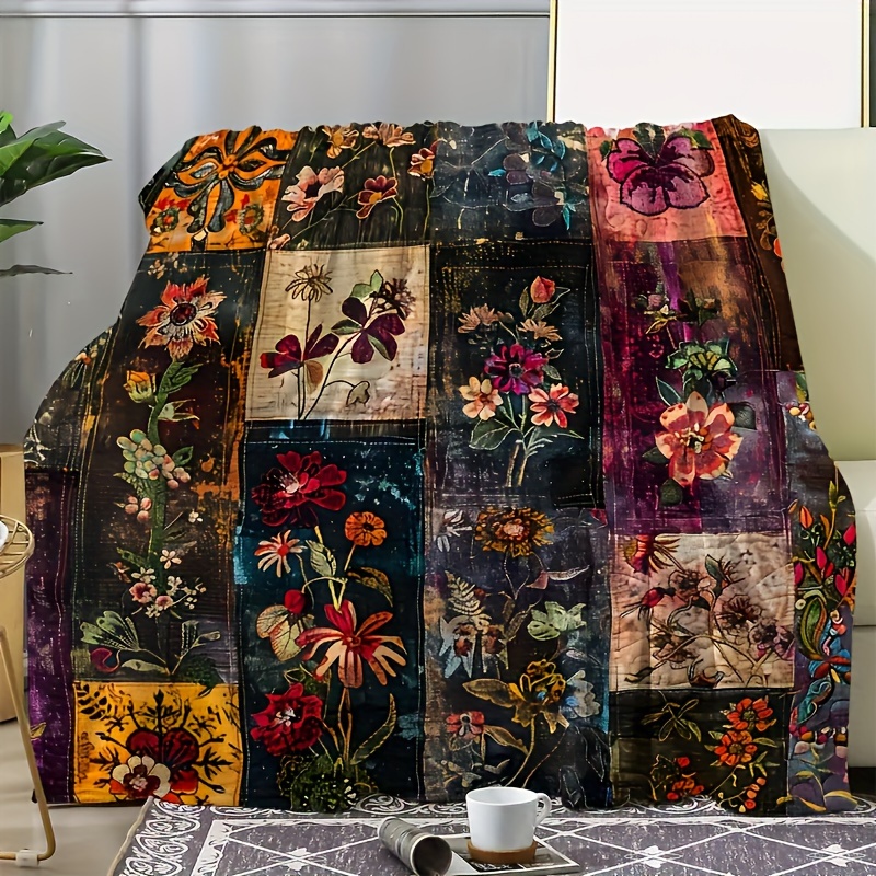 

1pc Blanket - Sofa , , Non-electric, , For , Christmas, New