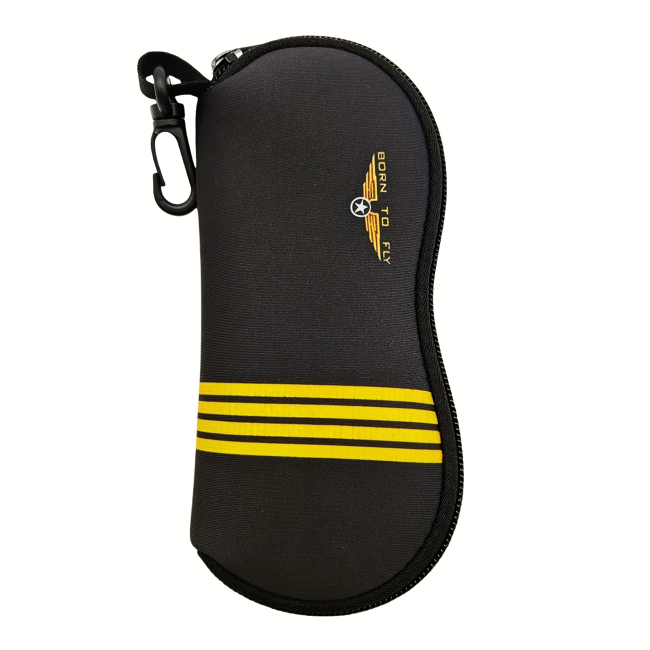 E-shop ., zum Fliegen Etui, Weiche PVC Brillenetui mit Haken und Tragebox für Außenbrillen, Multifunktional geeignet für Brillen und Zubehör, Unisex