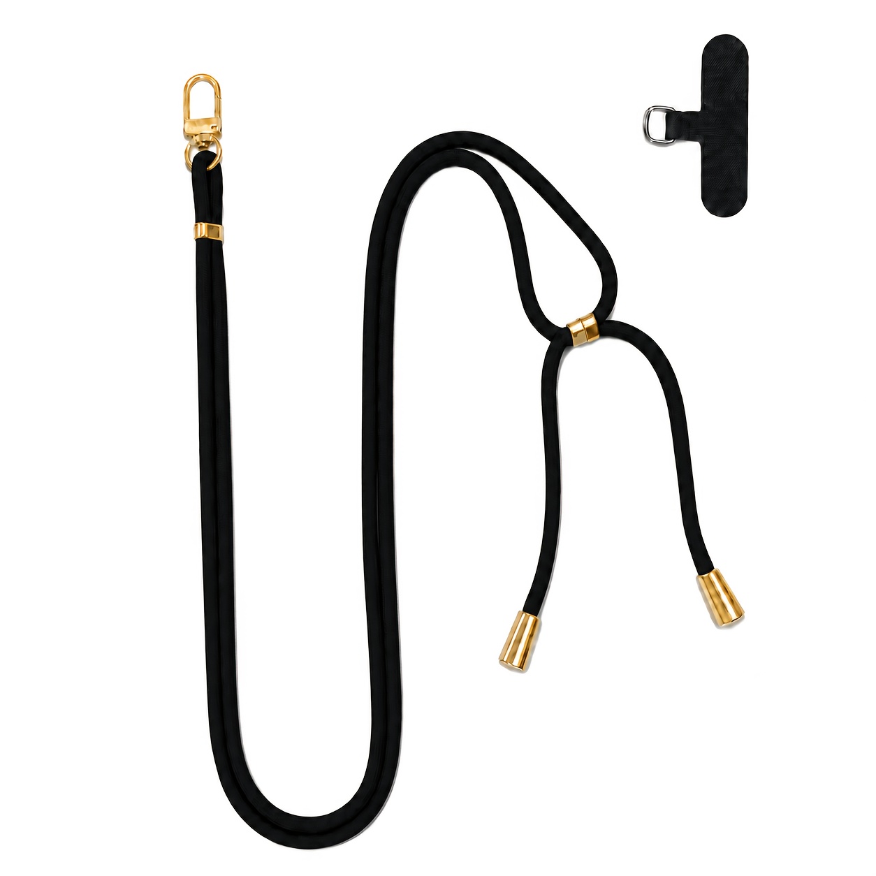 1pc Crossbody Phone Lanyard Strap | Adjustable Neck Strap | Premium Metal Clip Anti-drop & Shockproof | Stylish Durable Phone Chain Compatible With Iphone, & Phones
