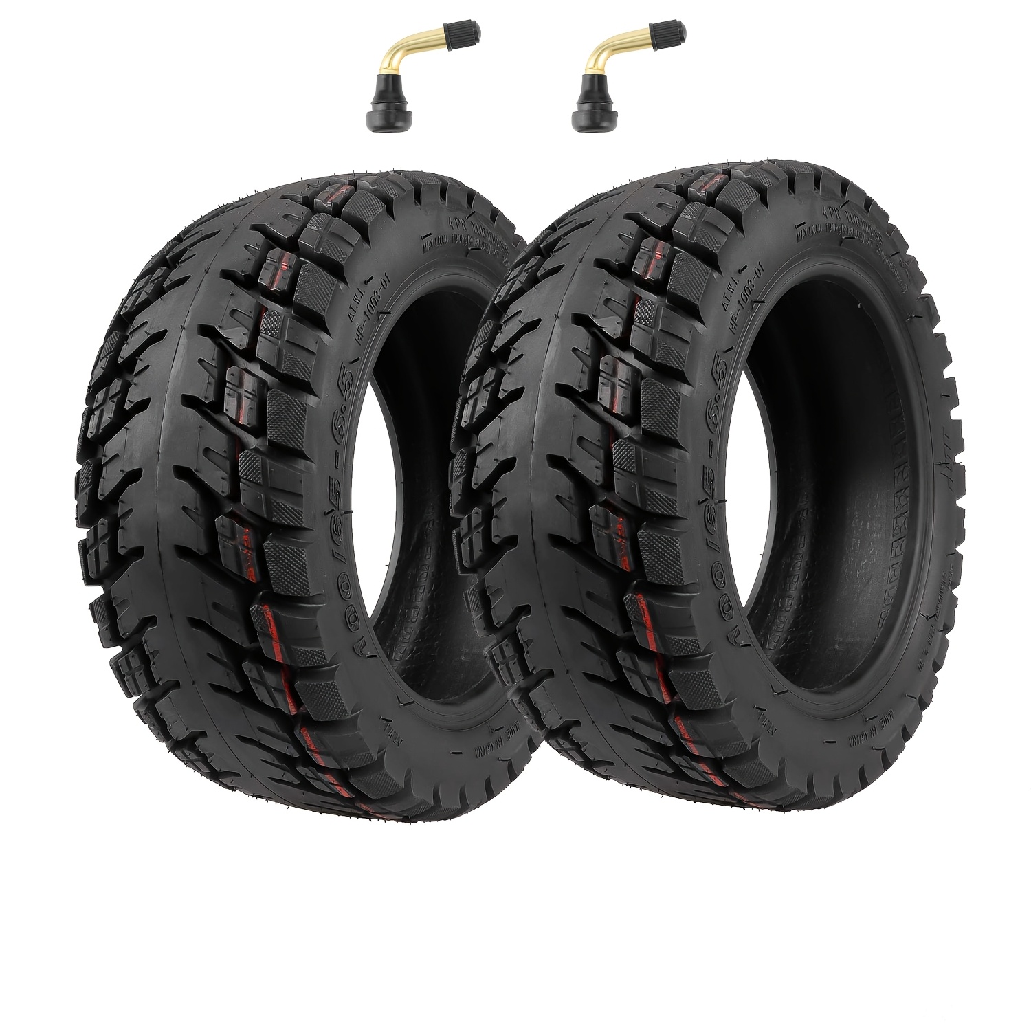 (2pcs)100/65-6.5 Tubeless Tires Widen Thicker Off-road Vacuum Tyres For 11+/zero 11x/dualtron And Replacement 11 Inch Electric Scooter Tubeless Tires