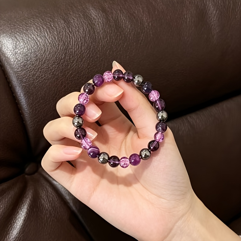 High-End Margaret Amethyst Stretchable Bracelet