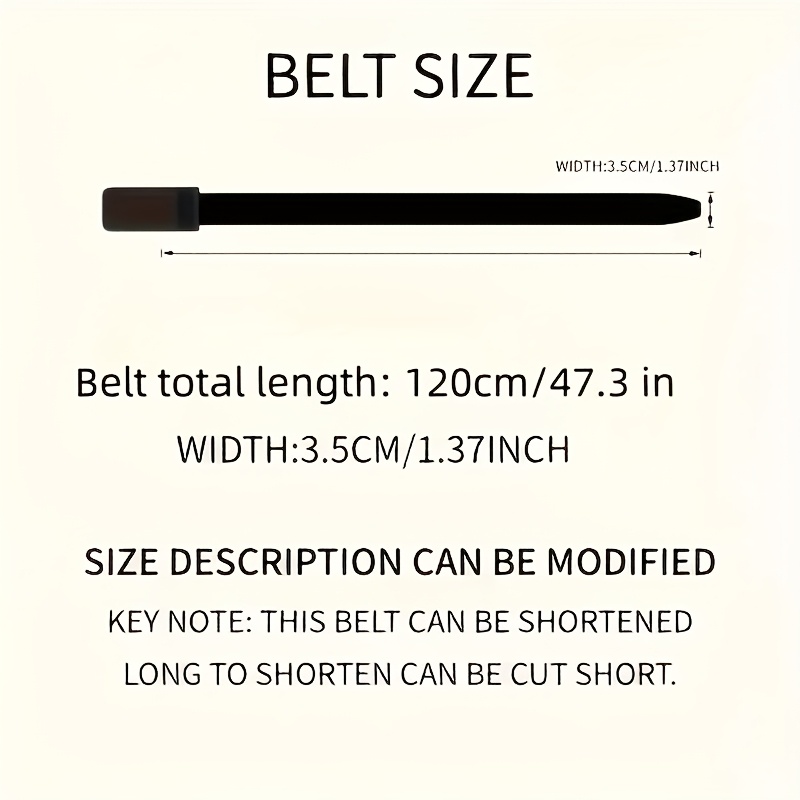 Men's White Airplane Pattern Business Belt with Alloy Automatic Buckle