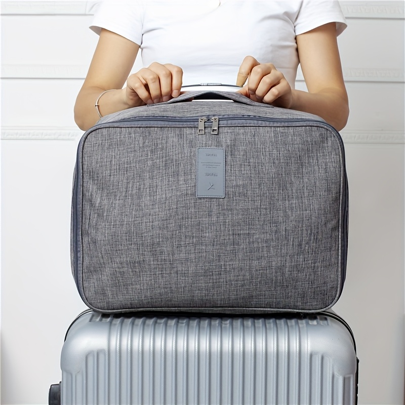 Image of Positive Ion Bag, Portable Travel Organizer Bag, Large Capacity Clothes Storage Bag, Wear-resistant And Durable, For Men And Women, Suitcase Into A Trolley Case