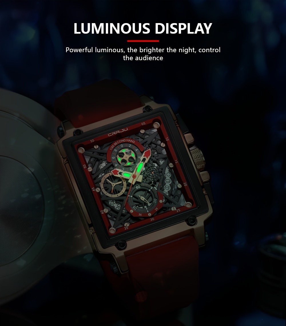 unisex watch light   multifunctional   silicone strap sports details 4