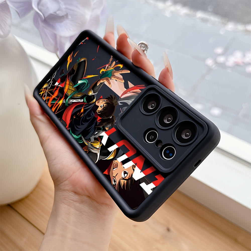 Cartoon Anime Phone Case Compatible with Samsung Galaxy S25 S24 S23 S22  S21 S20 FE 4G 5G, Soft TPU Back Cover for Drop