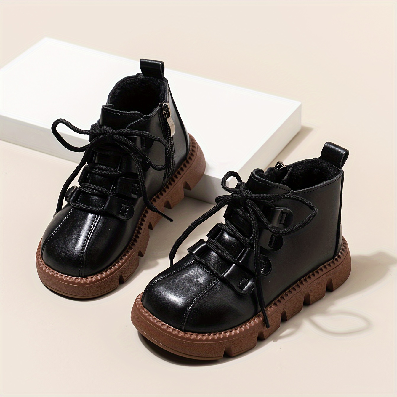 kids casual winter boots boys girls daily wear top shoes Temu Oman