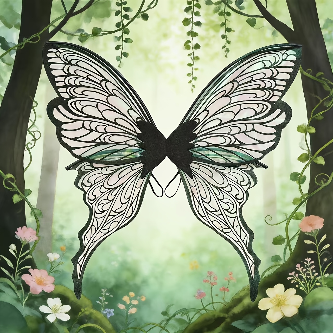 Fairy Costume Role-Play Butterfly Party Wings
