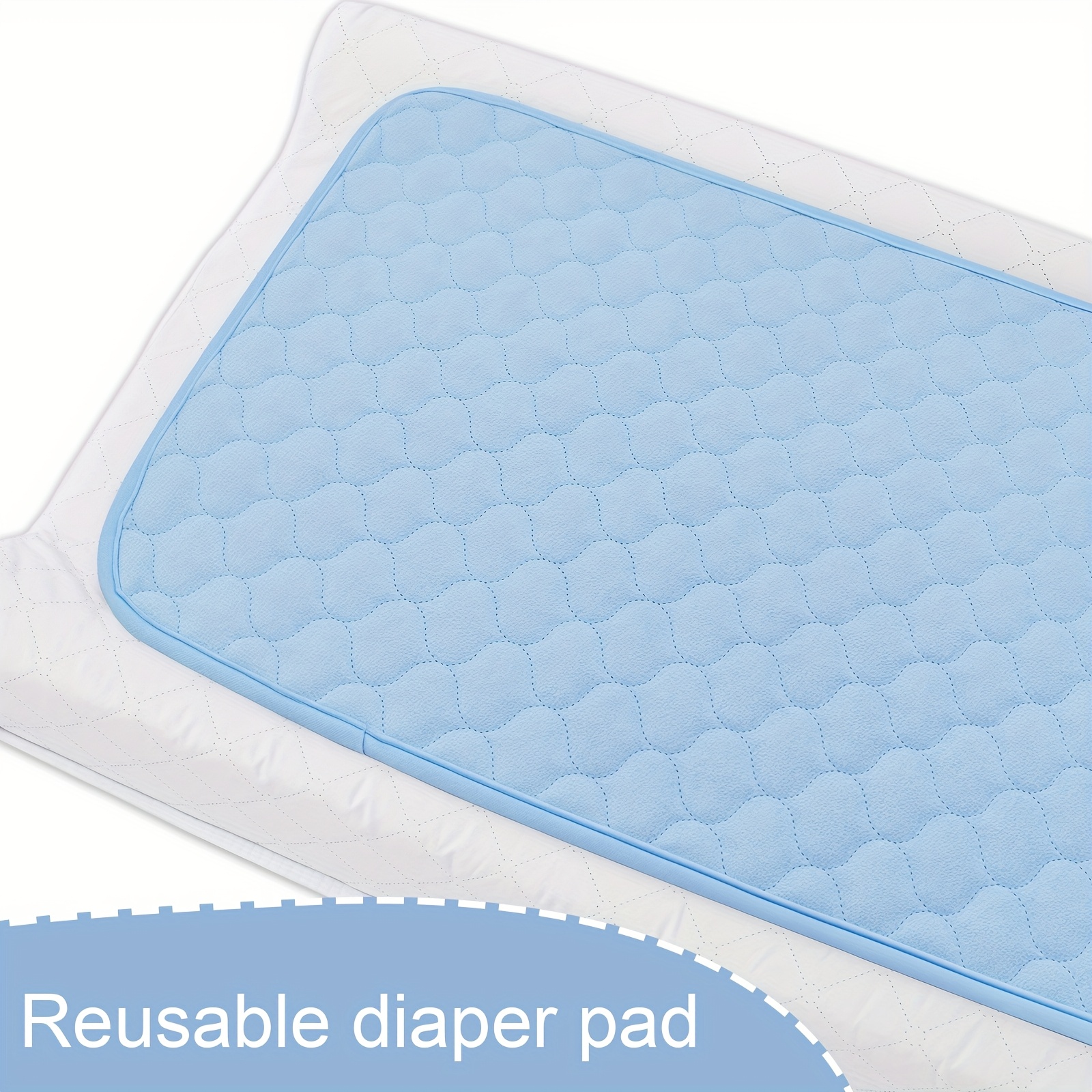 1pc reusable baby changing pad liner polyester fiber Temu Italy