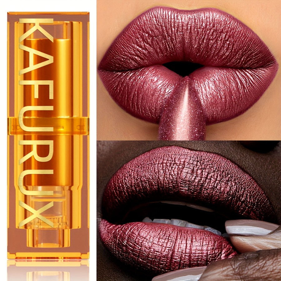 Sparkle, Pearlescent, Lipstick, Non-sticky, Non-drying, Easy To Color, With And , Natural And Shiny