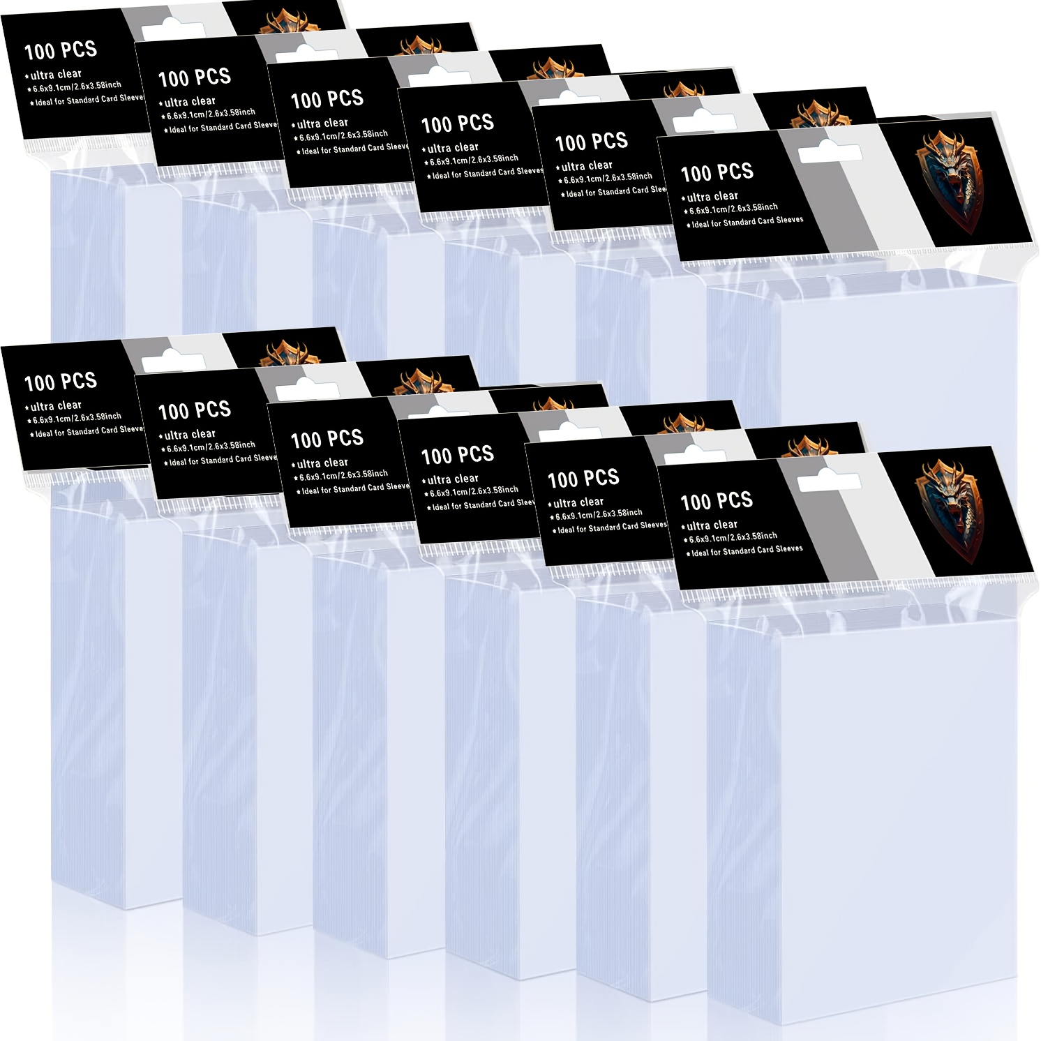 1200pcs Holders, To Protect Cards, Suitable For Football Cards, Star Cards, Game Cards.
