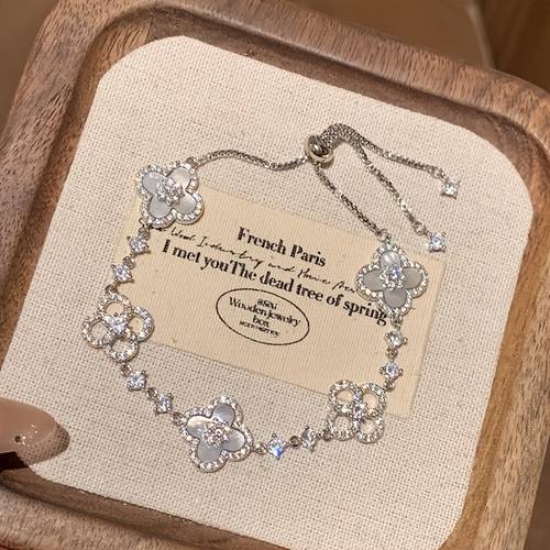 1 four petal flower bracelet designed for women featuring an and elegant light luxury additions
