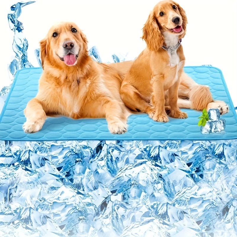 

Pet Cooling Pad, Self-cooling Dog Bed Mat, Summer Heat Relief Dog Cushion Mat Sleeping Blanket