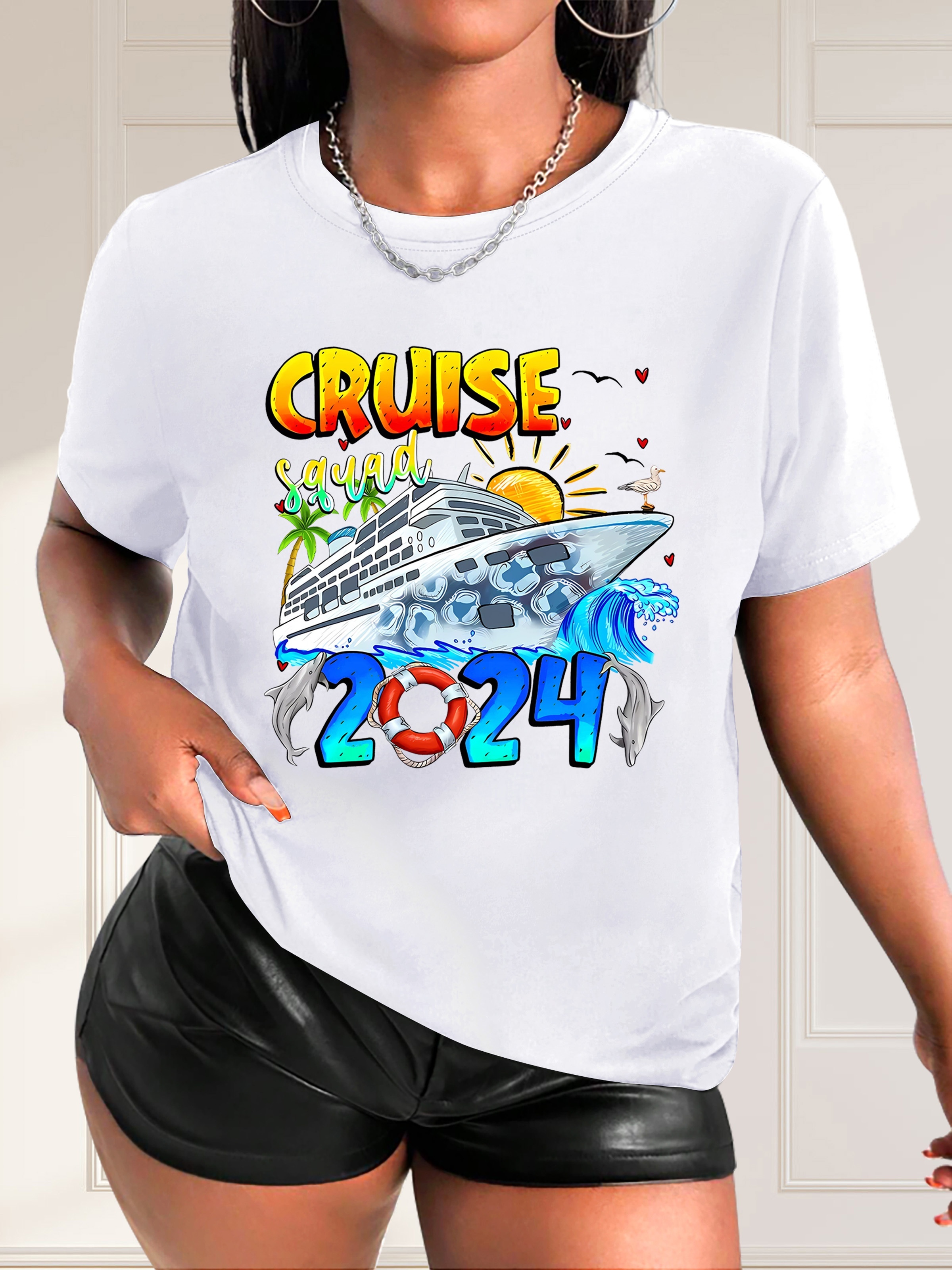 camiseta deportiva manga corta gráficos barco en mar Temu - Main Image