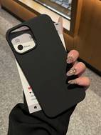 simple solid color anti fall and non slip mobile phone case suitable for iphone16 pro max15 14 plus 11 mobile phone protection cover