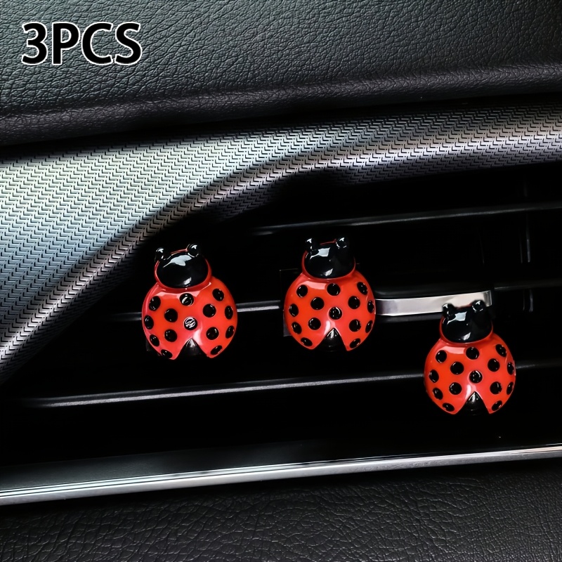 TEMU 3 piezas de adornos para ventilación de coche con forma de , ahorran para las rejillas de ventilación, diseño de aromaterapia integrado,