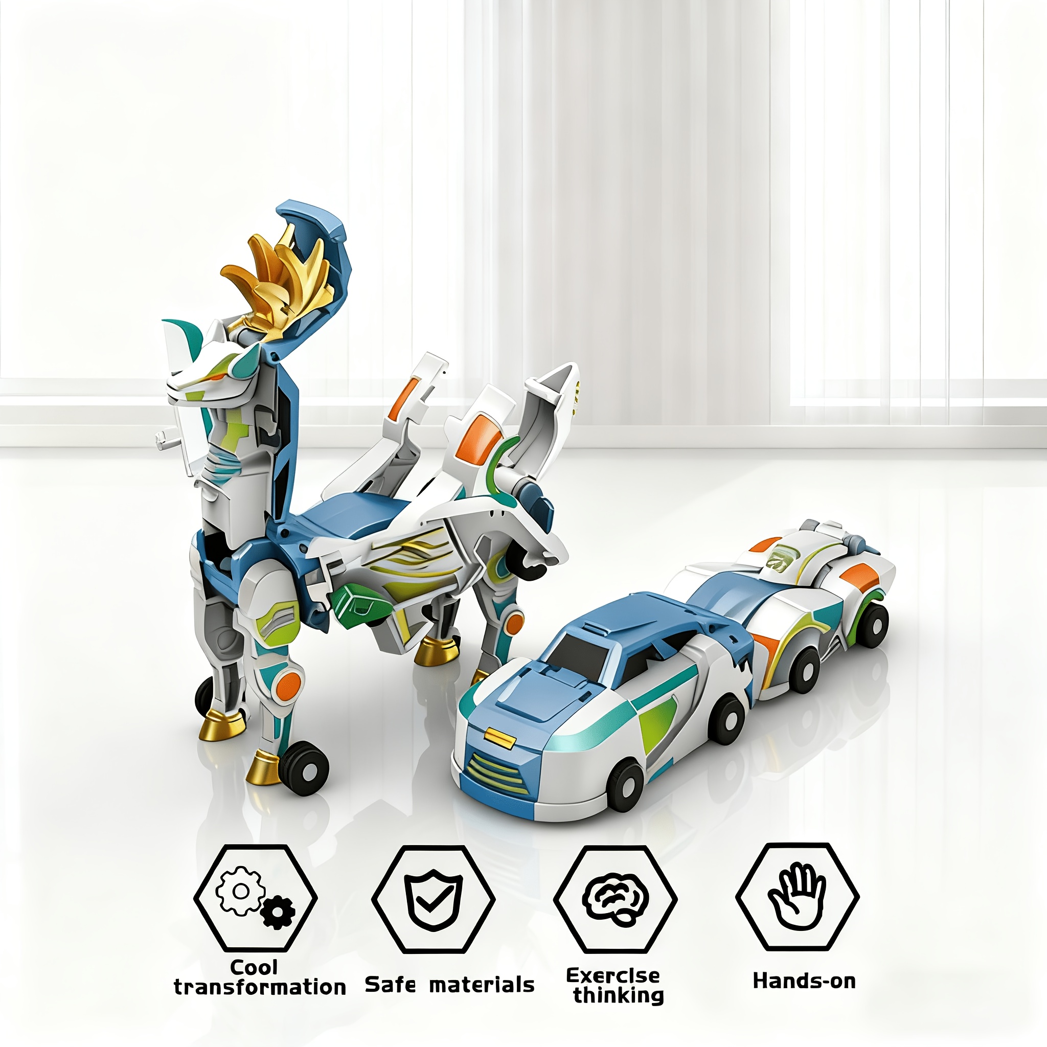 Transformable Car Robot with Dynamic Action Mode