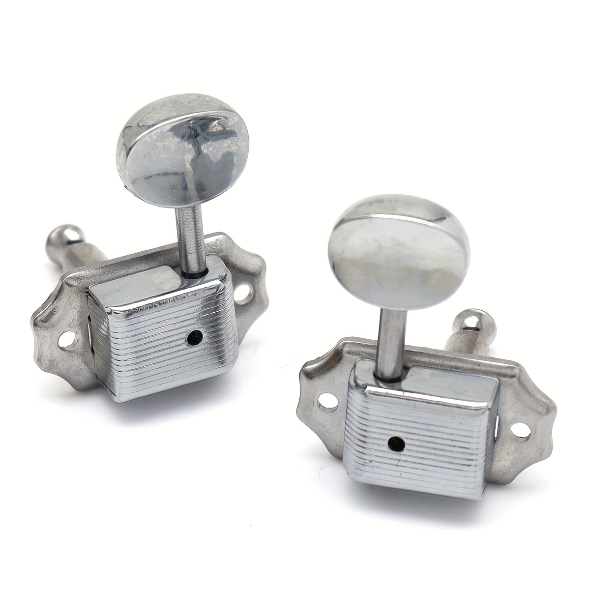3L3R Small Ellipse Buttons Guitar String Tuning Pegs 1:15 Vintage Style Tuners Machine Heads Set of 6pcs for Les Paul Style Electric or Acoustic Guitar, Tuning Pegs Replacement, Classic Tuners, Vintage Design, Replacement Tuners, Acoustic Guitarists