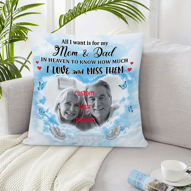 

Customizable : 18x18in - In Of Mom & Dad, For