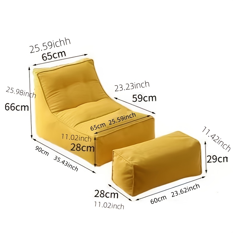 A Comfortable Sofa That Can Be Adjusted for Reclining Or Sleeping, a Single-Person Lounge Chair, a Small Tatami Bed for Humans Resembling a Dog Bed, And a Bean Bag Lounge Chair
