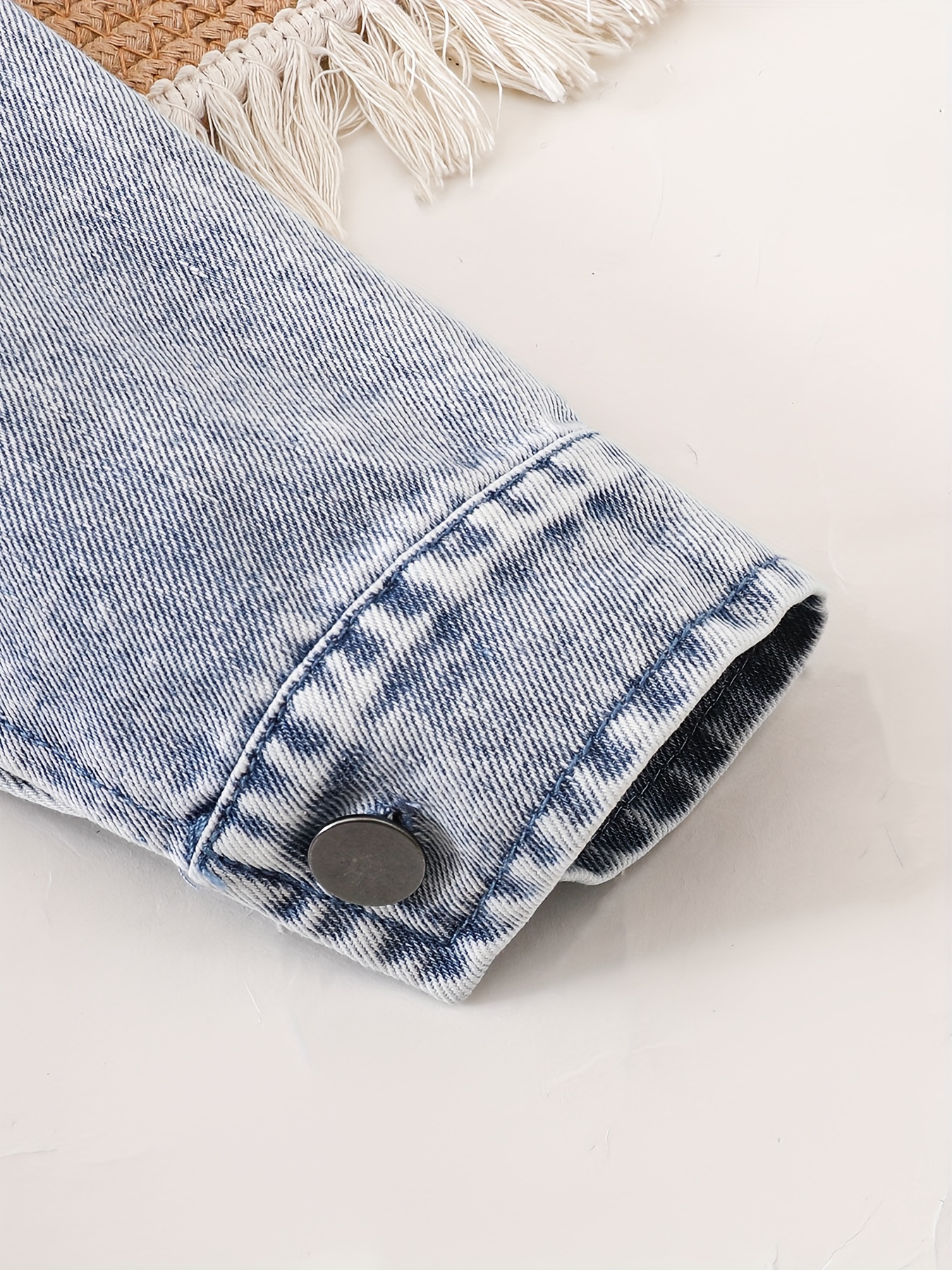 vintage cute   denim two piece set for baby boys for autumn and winter for outdoor Product details 1