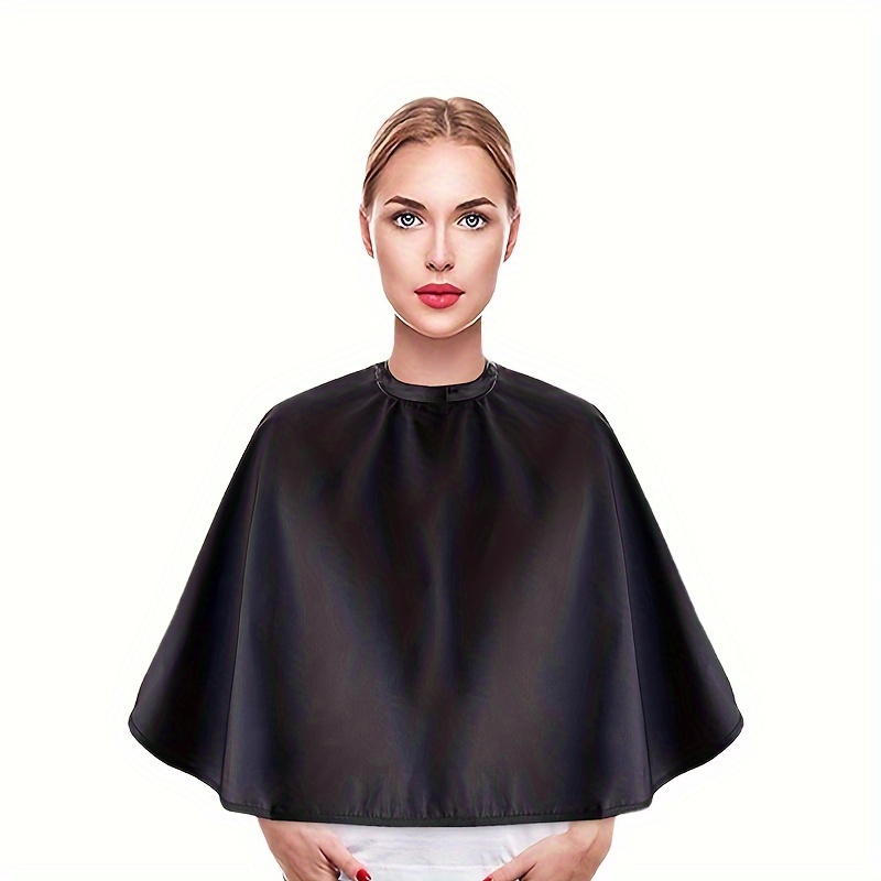 

Professional Hair Dyeing Cape - Waterproof, Adjustable Neckline For Salon-quality Styling & Makeup Protection