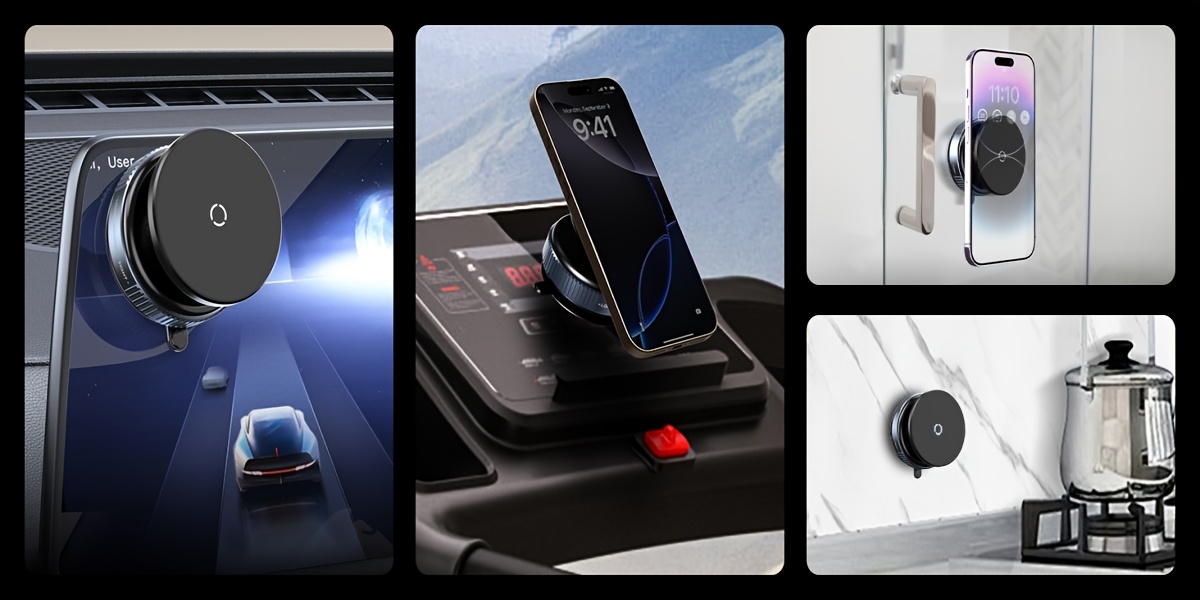 Ultra-Stable Magnetic Car Phone Holder - Dual-Sided Suction Cup, 360° Free Rotation, ABS Material, Adjustable Multi-Angle Design, No Adhesive Needed, Universal Fit for All Smartphone Sizes | Auto Phone Mount. 13 Ultra-Stable Magnetic Car Phone Holder - Dual-Sided Suction Cup, 360° Free Rotation, ABS Material, Adjustable Multi-Angle Design, No Adhesive Needed, Universal Fit for All Smartphone Sizes | Auto Phone Mount.