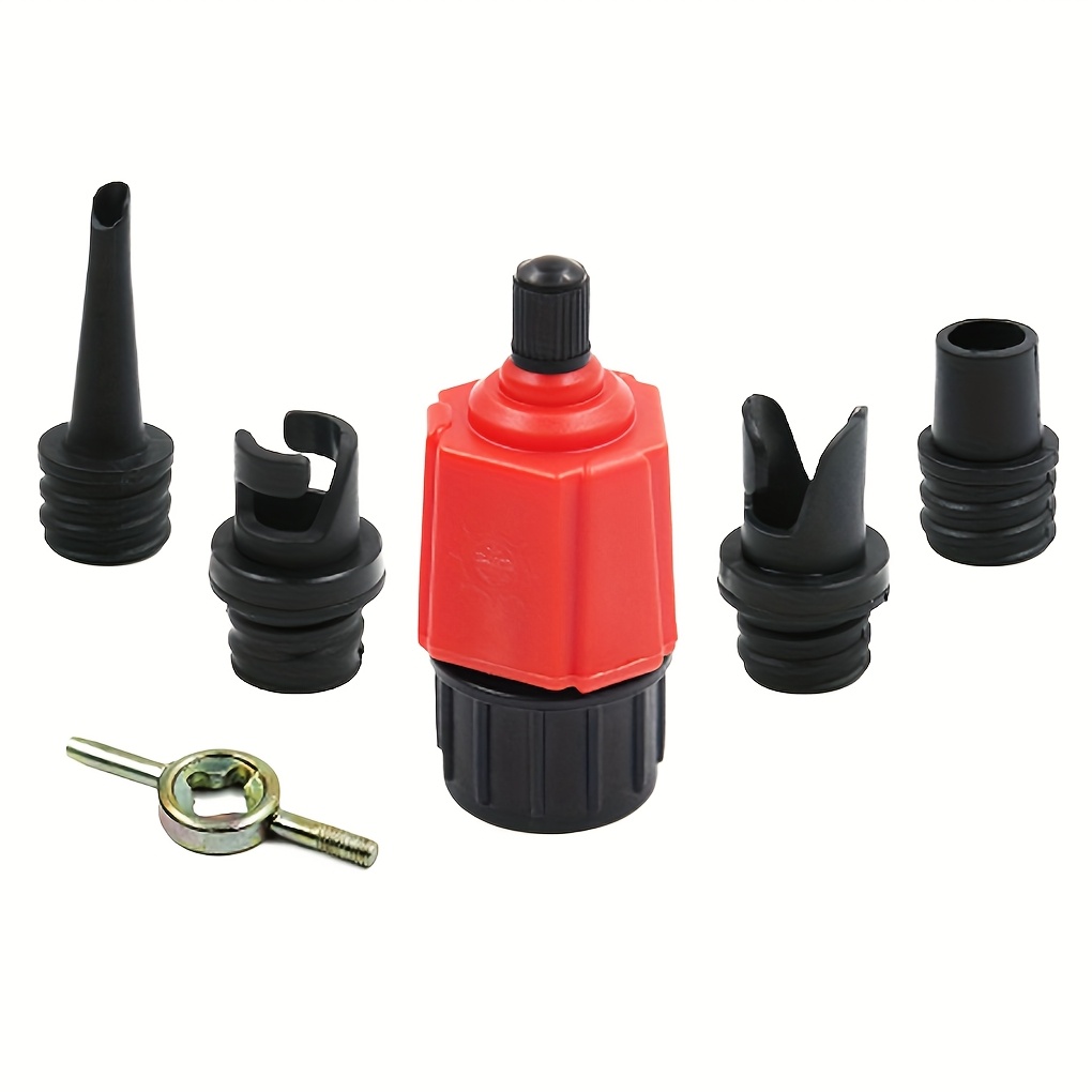 Adattatore per Sup Gonfiabile,Gommone Gonfiaggio Elettrica Pompa Valvola Accessori,Surf Tavola Tubo Aria Valvole Adattatori,Kayak Compressore Gonfiatore Pump Ricambio per Campeggio D'aria Trasporto
