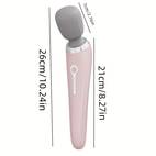 2 colors quick vibration portable electric massager usb rechargeable with 5 adjustable high frequency vibrations for relaxation gift