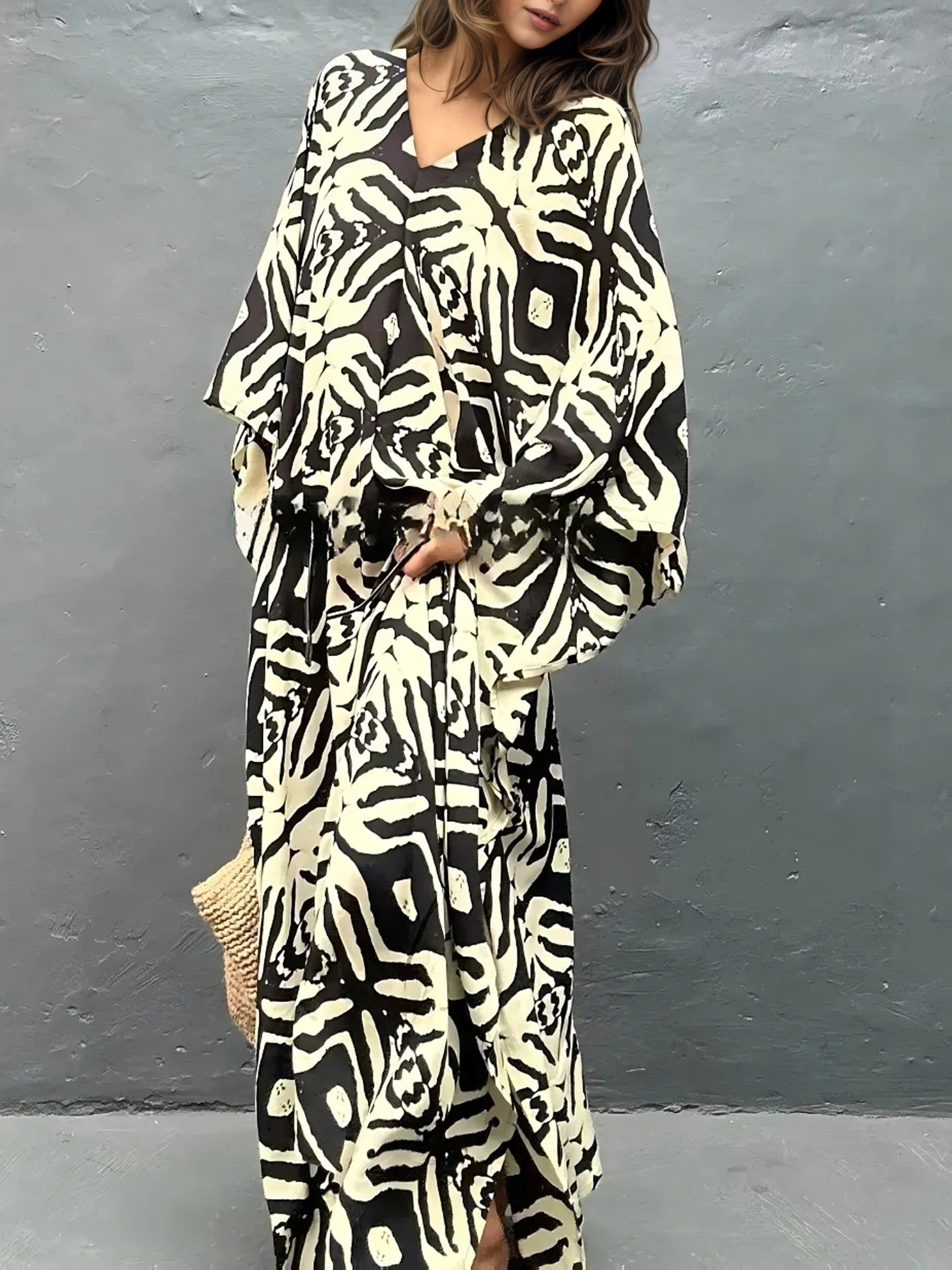 Dresses for Women Plus Size Bathing Suit Cover up * Batwing Dress Loose fit  Moroccan Caftan mumu Dresses