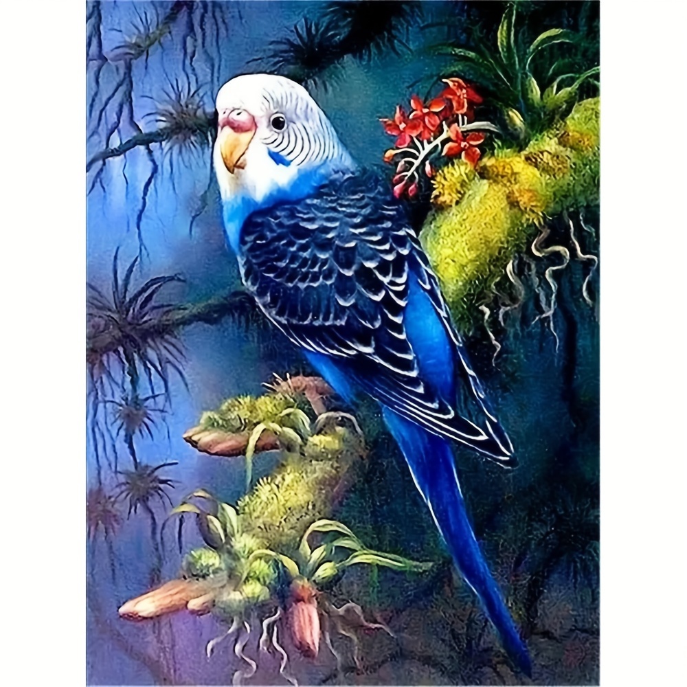 

30*40cm/11.8*15.7in Bird Dly 5d Diamond Painting Full Diamond With Number Kits Home And Kitchen Fashior Mosaic Diamond Painting Canvas Wall Decoration Gift Crafts